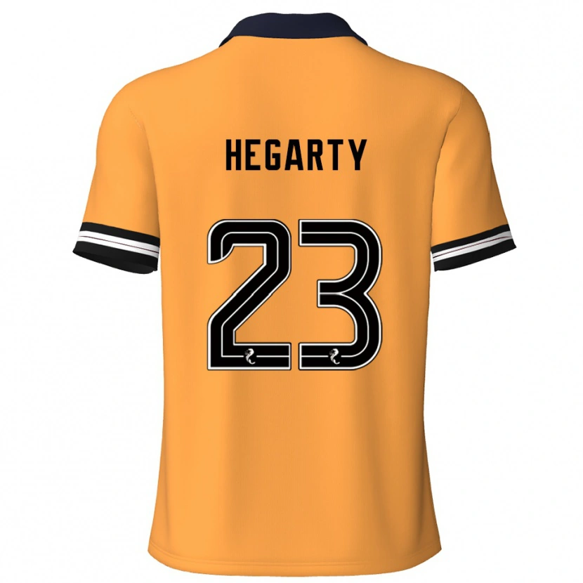 Danxen Pánské Nina Hegarty #23 Žlutá Černá Domů Hráčské Dresy 2025/26 Dres