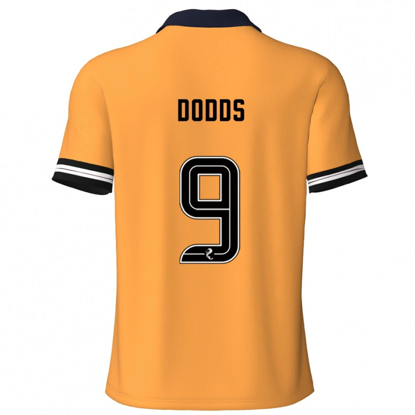 Danxen Pánské Jen Dodds #9 Žlutá Černá Domů Hráčské Dresy 2025/26 Dres