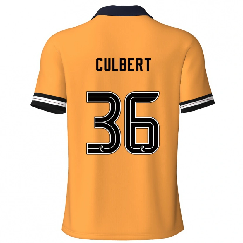 Danxen Pánské Sam Culbert #36 Žlutá Černá Domů Hráčské Dresy 2025/26 Dres