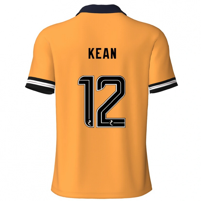 Danxen Pánské Chloe Kean #12 Žlutá Černá Domů Hráčské Dresy 2025/26 Dres