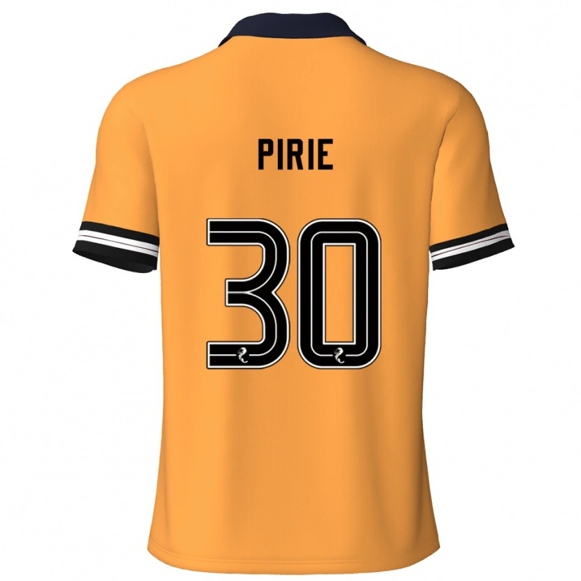 Danxen Pánské Rachel Pirie #30 Žlutá Černá Domů Hráčské Dresy 2025/26 Dres