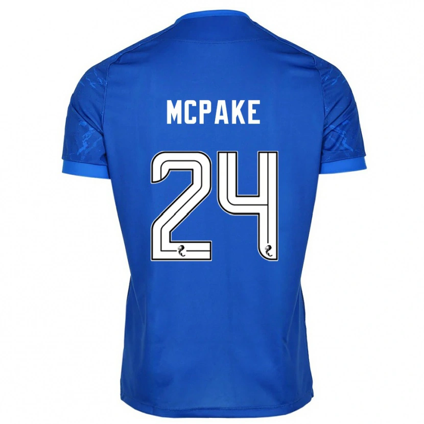 Danxen Pánské Josh Mcpake #24 Modrá Bílá Domů Hráčské Dresy 2025/26 Dres