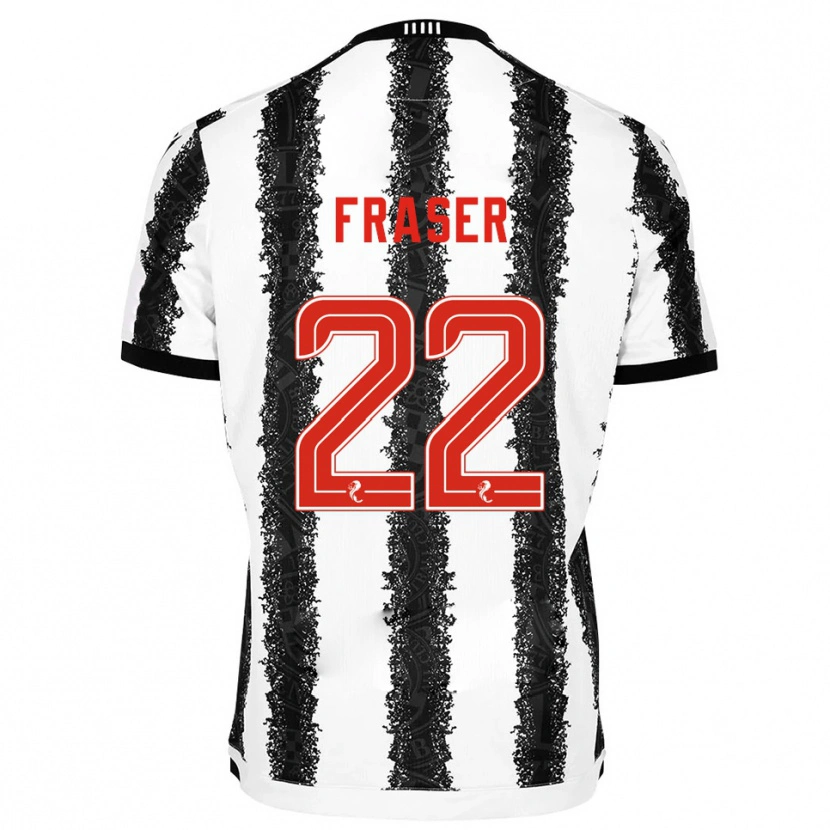 Danxen Pánské Marcus Fraser #22 Bílá Černá Domů Hráčské Dresy 2025/26 Dres