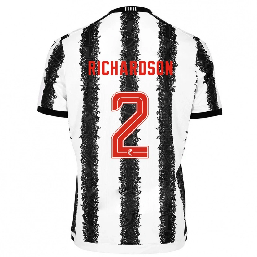 Danxen Pánské Jayden Richardson #2 Bílá Černá Domů Hráčské Dresy 2025/26 Dres