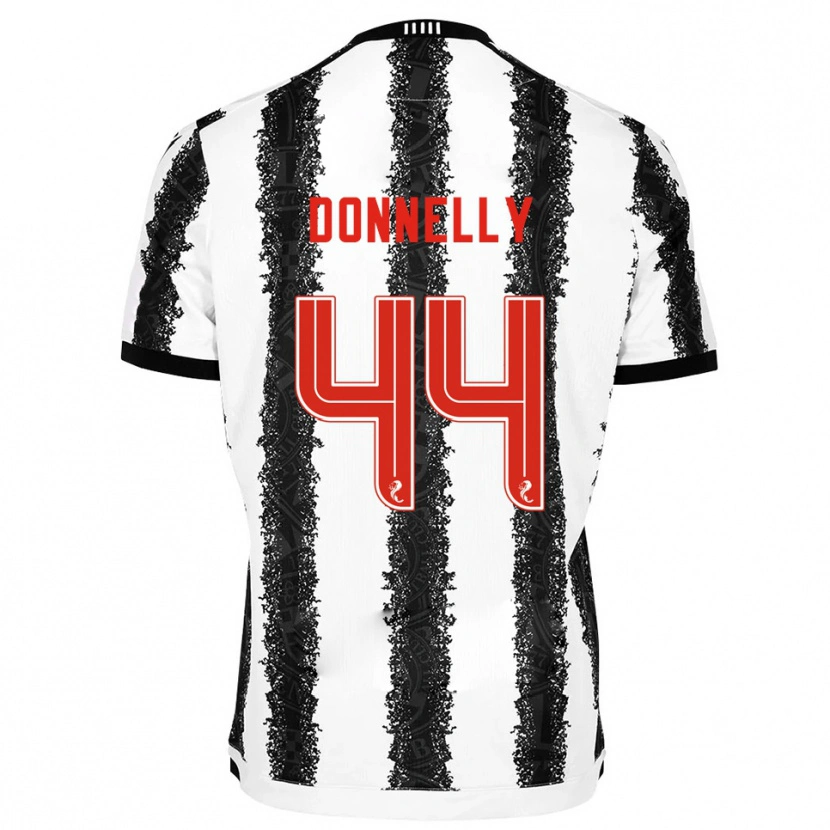 Danxen Pánské Liam Donnelly #44 Bílá Černá Domů Hráčské Dresy 2025/26 Dres