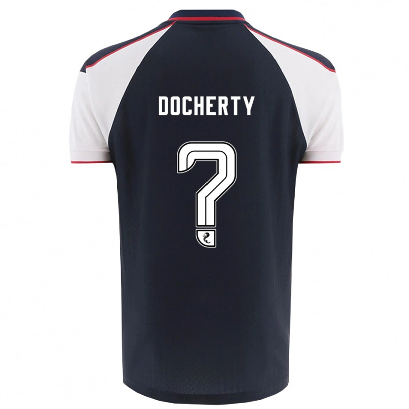 Danxen Pánské Rachel Docherty #0 Námořnická Bílá Domů Hráčské Dresy 2025/26 Dres