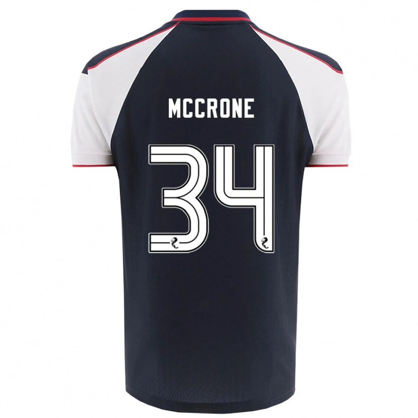 Danxen Pánské Caelan Mccrone #34 Námořnická Bílá Domů Hráčské Dresy 2025/26 Dres
