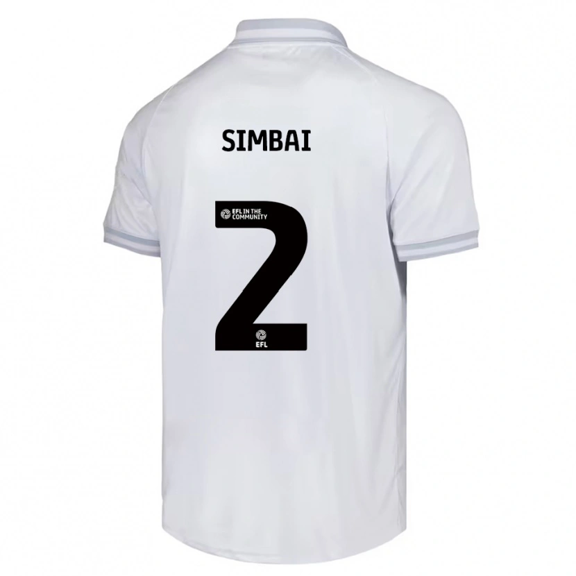 Danxen Pánské Kingston Simbai #2 Bílá Šedá Černá Daleko Hráčské Dresy 2025/26 Dres