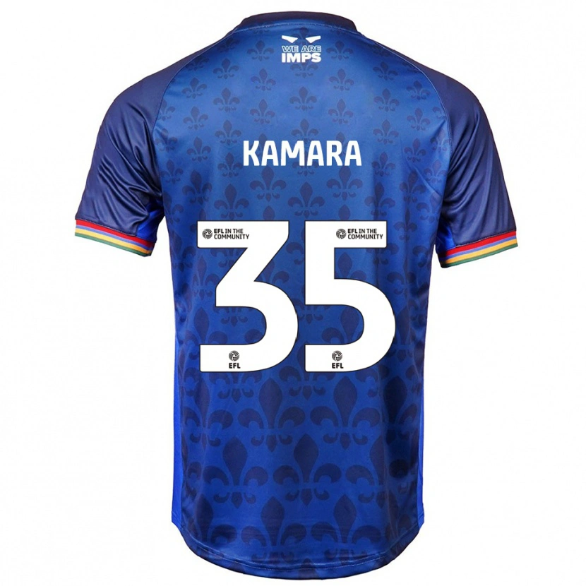 Danxen Pánské Mj Kamara #35 Modrá Námořnická Daleko Hráčské Dresy 2025/26 Dres