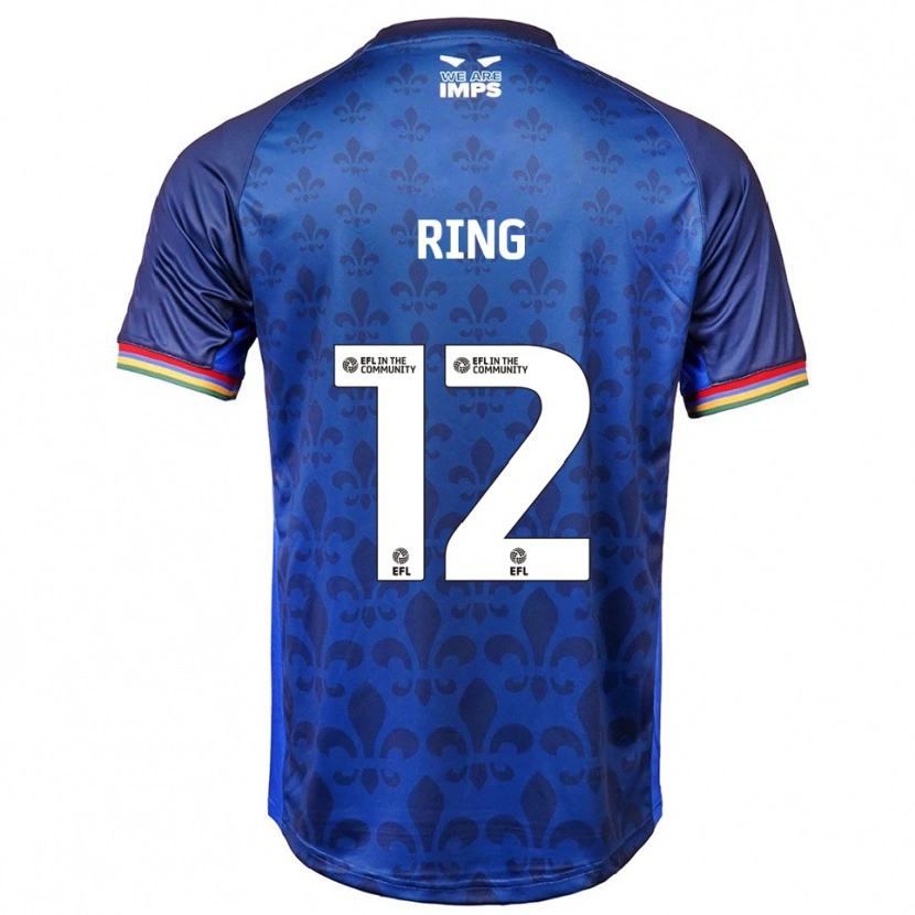 Danxen Pánské Erik Ring #12 Modrá Námořnická Daleko Hráčské Dresy 2025/26 Dres