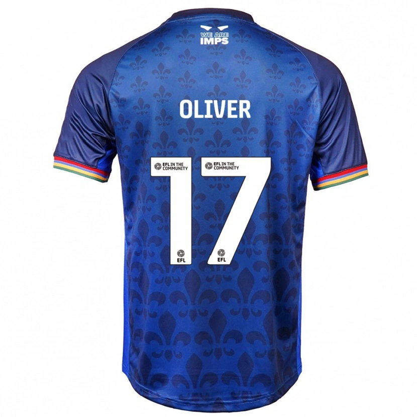 Danxen Pánské Kenzie Oliver #17 Modrá Námořnická Daleko Hráčské Dresy 2025/26 Dres