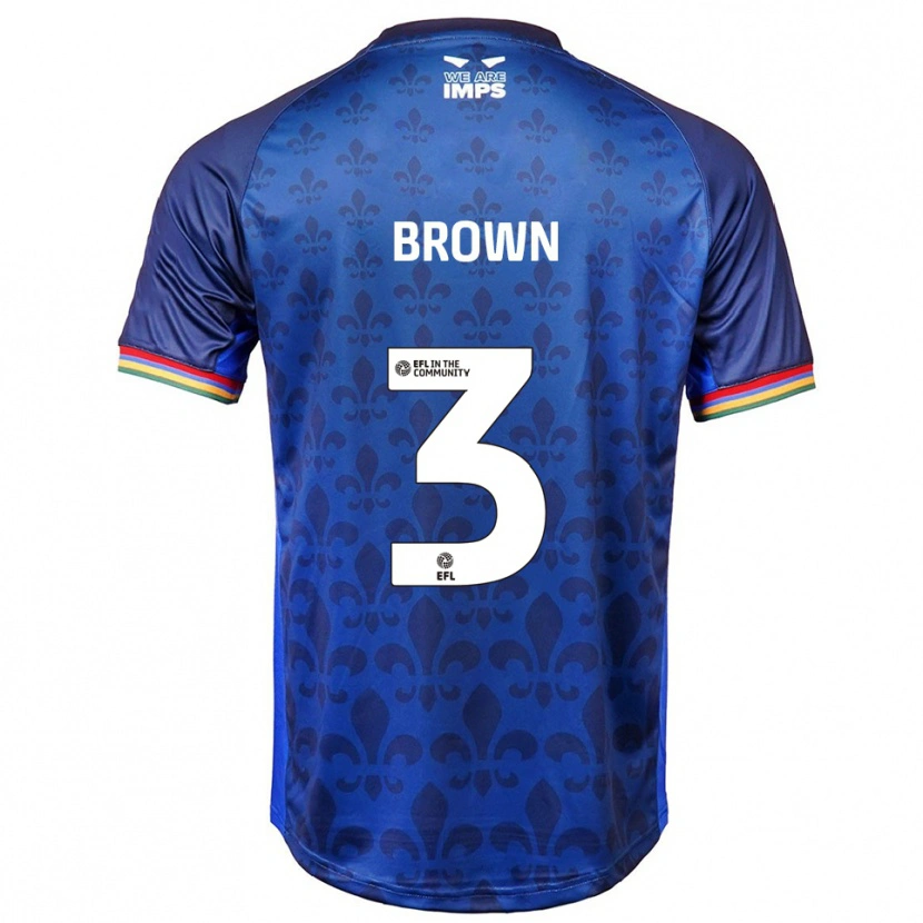 Danxen Pánské Jaden Brown #3 Modrá Námořnická Daleko Hráčské Dresy 2025/26 Dres