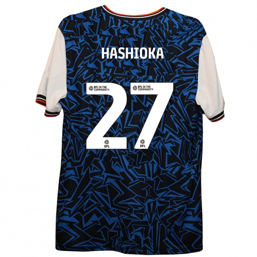 Danxen Pánské Daiki Hashioka #27 Modrá Černá Bílá Daleko Hráčské Dresy 2025/26 Dres