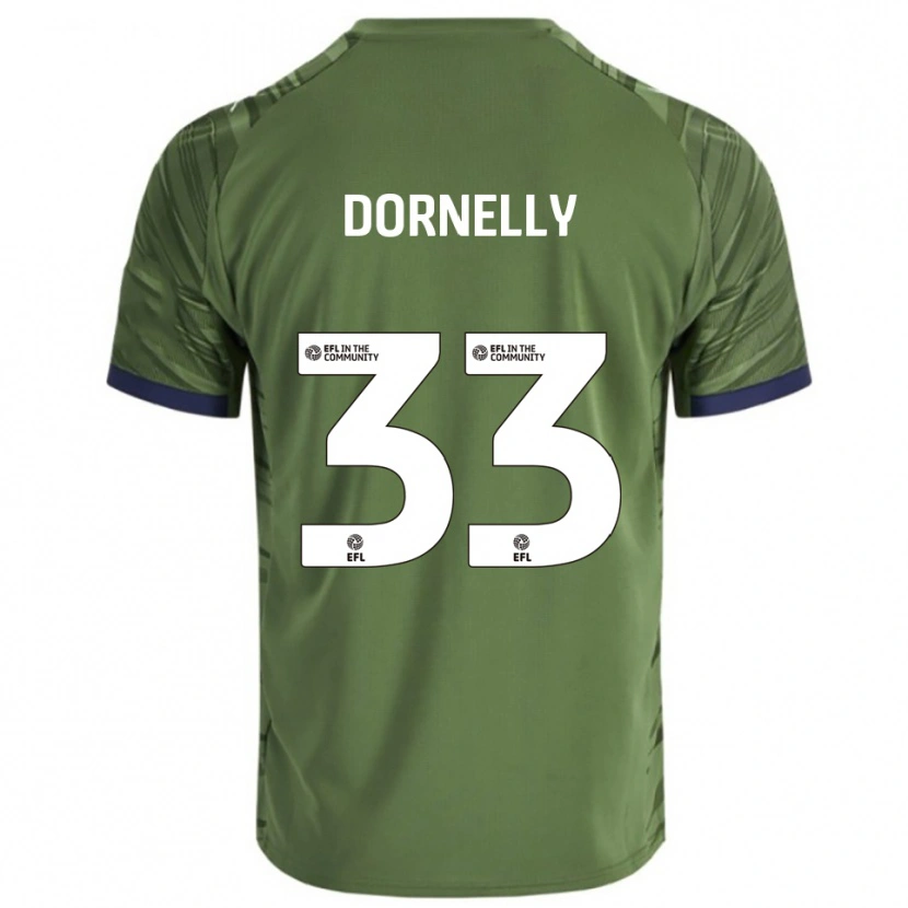 Danxen Pánské James Dornelly #33 Zelená Bílá Daleko Hráčské Dresy 2025/26 Dres
