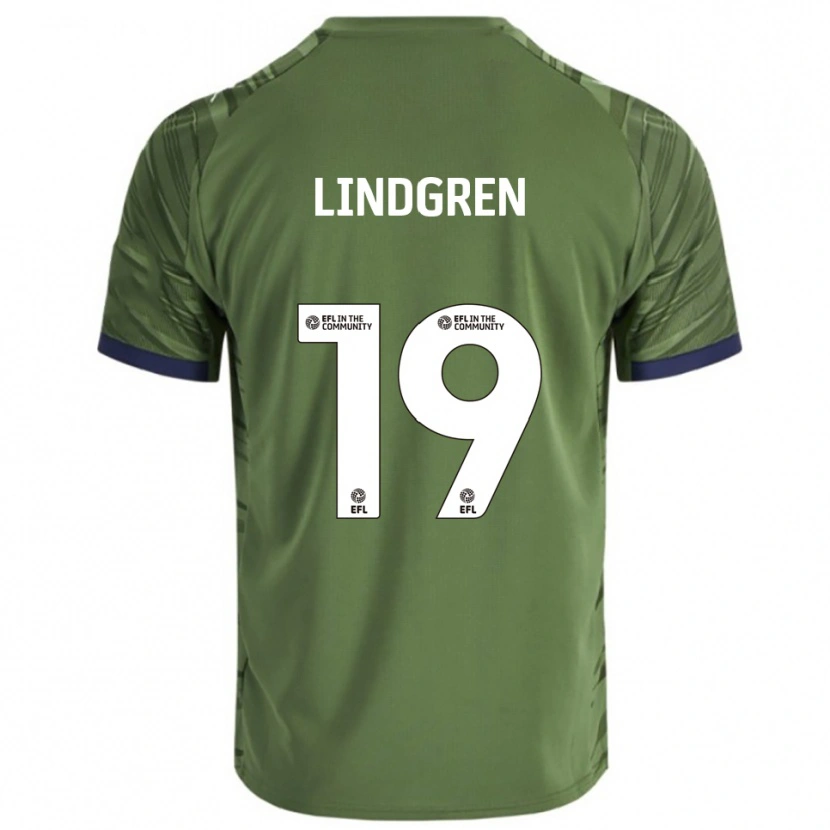 Danxen Pánské Gustav Lindgren #19 Zelená Bílá Daleko Hráčské Dresy 2025/26 Dres