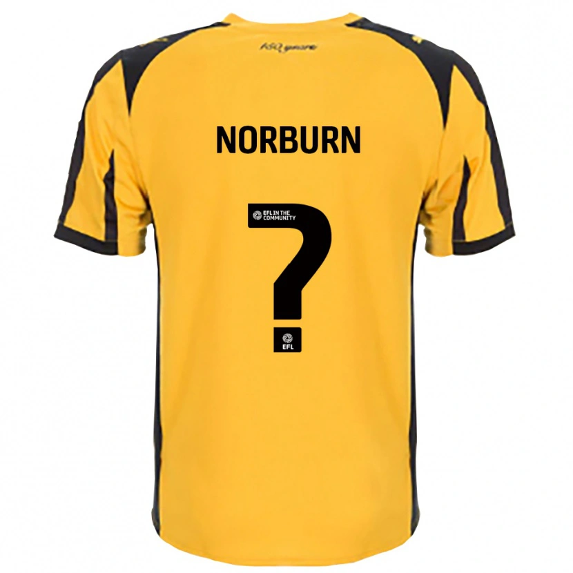 Danxen Pánské Dylan Norburn #0 Oranžová Černá Daleko Hráčské Dresy 2025/26 Dres