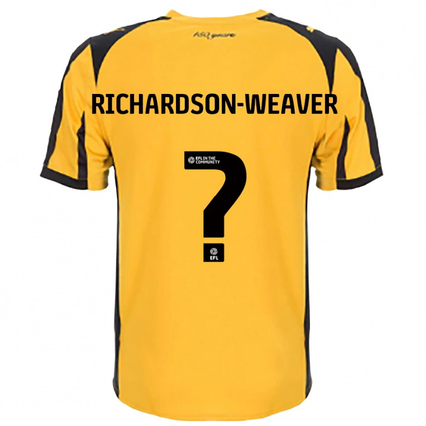 Danxen Pánské Ella Richardson-Weaver #0 Oranžová Černá Daleko Hráčské Dresy 2025/26 Dres