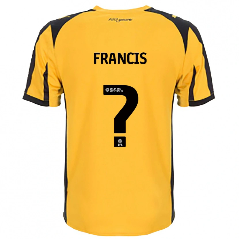 Danxen Pánské Louis Francis #0 Oranžová Černá Daleko Hráčské Dresy 2025/26 Dres