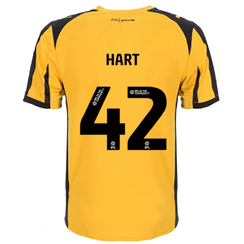 Danxen Pánské Sam Hart #42 Oranžová Černá Daleko Hráčské Dresy 2025/26 Dres