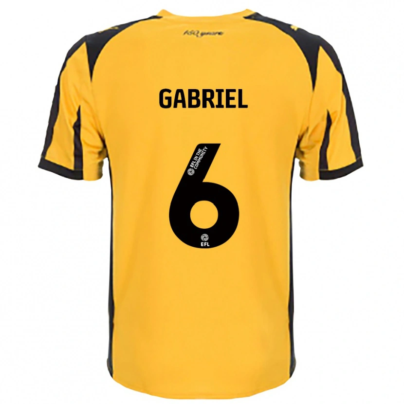 Danxen Pánské Jordan Gabriel #6 Oranžová Černá Daleko Hráčské Dresy 2025/26 Dres