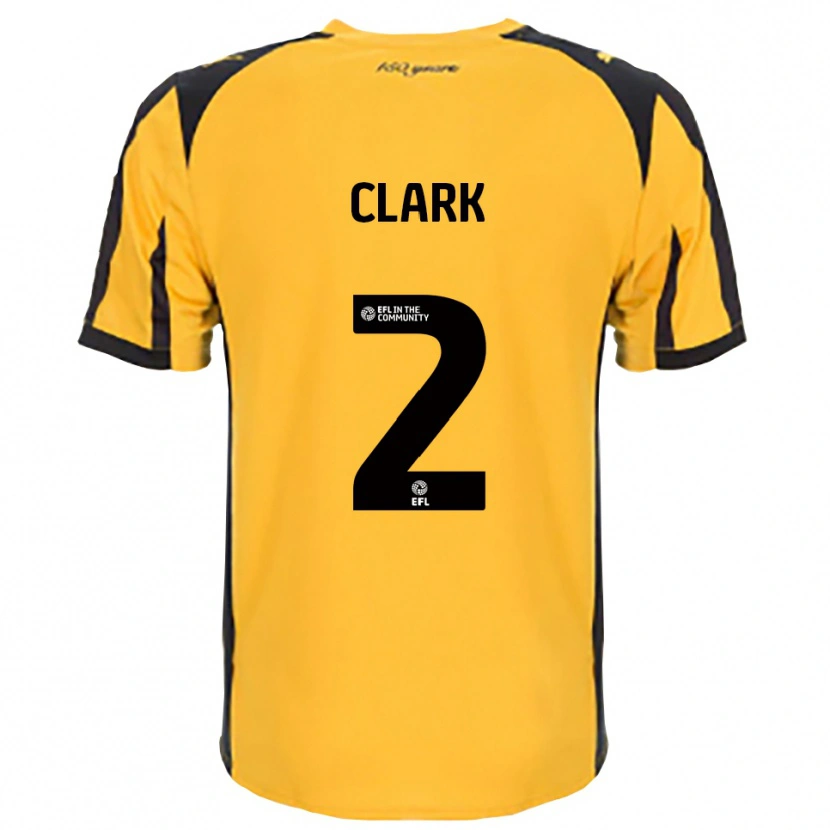Danxen Pánské Mitch Clark #2 Oranžová Černá Daleko Hráčské Dresy 2025/26 Dres