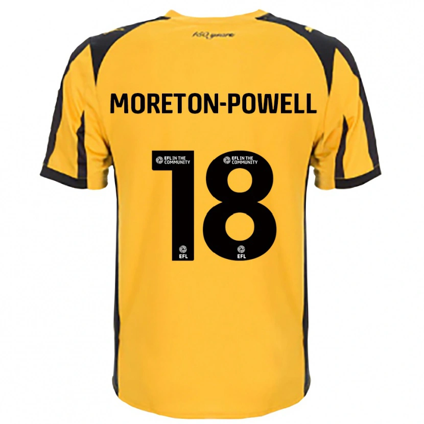 Danxen Pánské Erin Moreton-Powell #18 Oranžová Černá Daleko Hráčské Dresy 2025/26 Dres