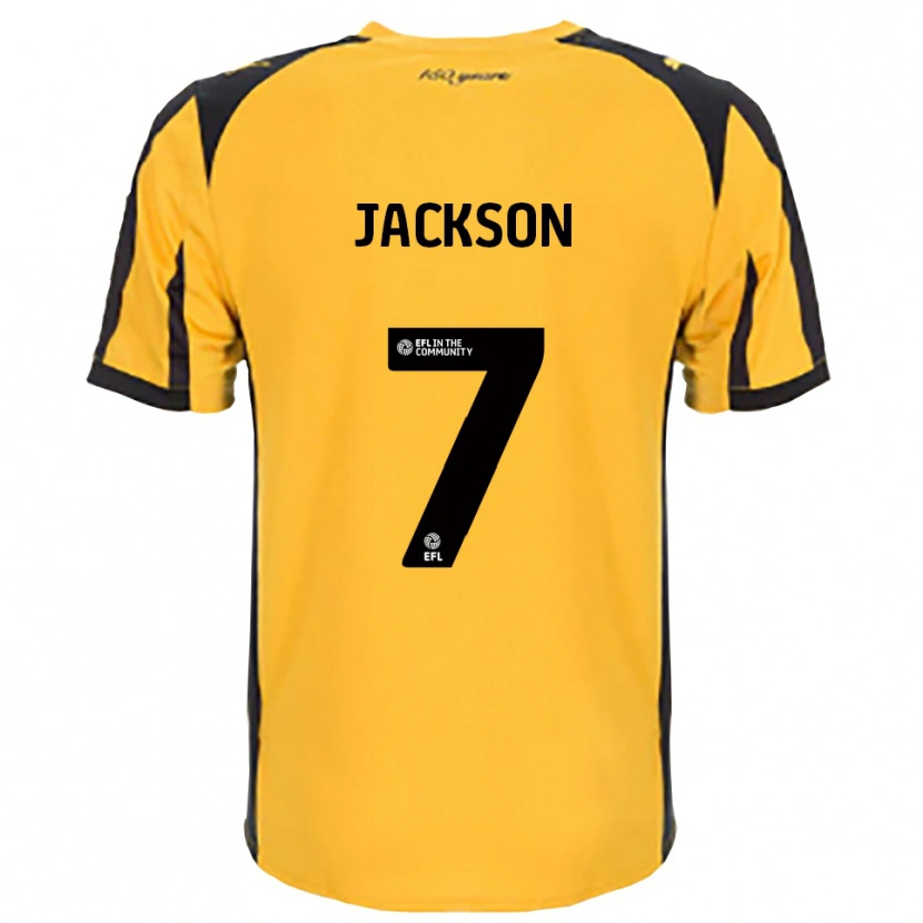 Danxen Pánské Lily Jackson #7 Oranžová Černá Daleko Hráčské Dresy 2025/26 Dres