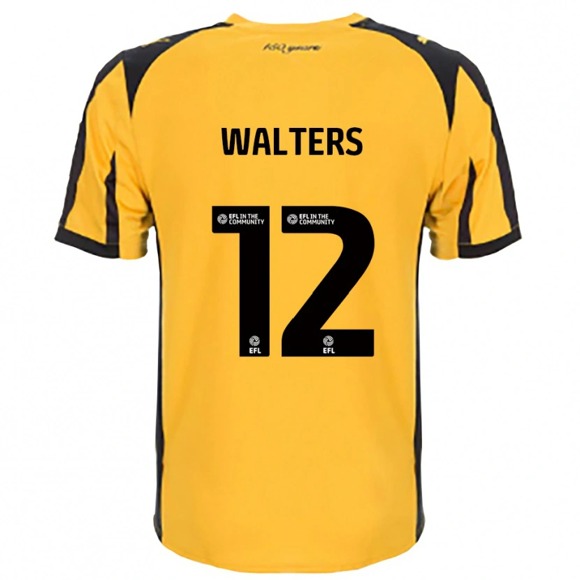 Danxen Pánské Rhys Walters #12 Oranžová Černá Daleko Hráčské Dresy 2025/26 Dres
