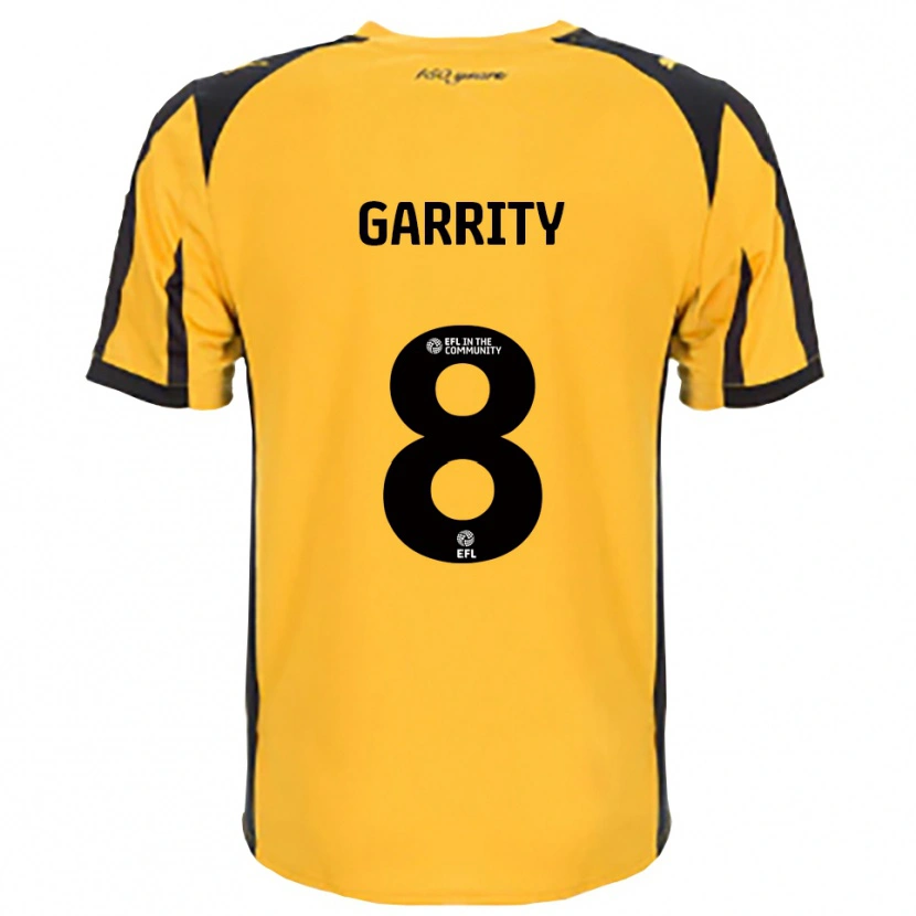 Danxen Pánské Ben Garrity #8 Oranžová Černá Daleko Hráčské Dresy 2025/26 Dres