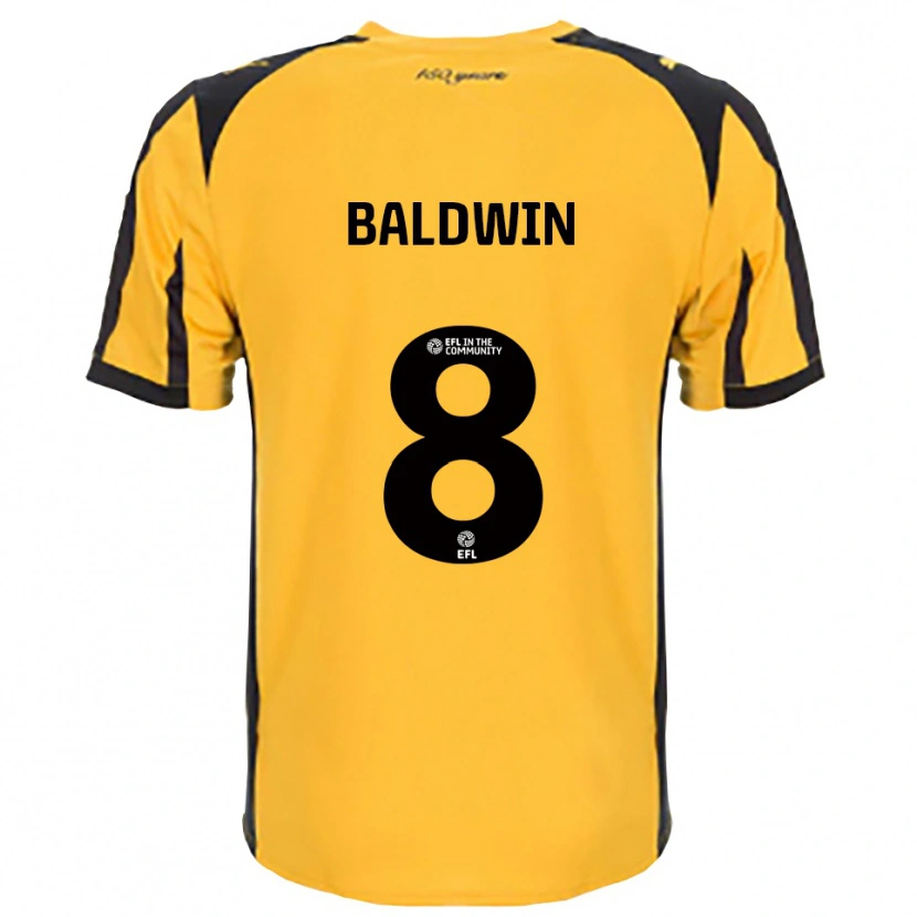 Danxen Pánské Meg Baldwin #8 Oranžová Černá Daleko Hráčské Dresy 2025/26 Dres