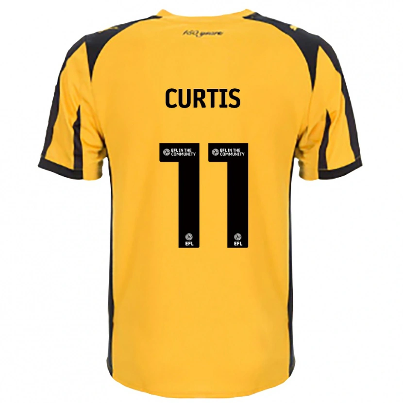 Danxen Pánské Ronan Curtis #11 Oranžová Černá Daleko Hráčské Dresy 2025/26 Dres