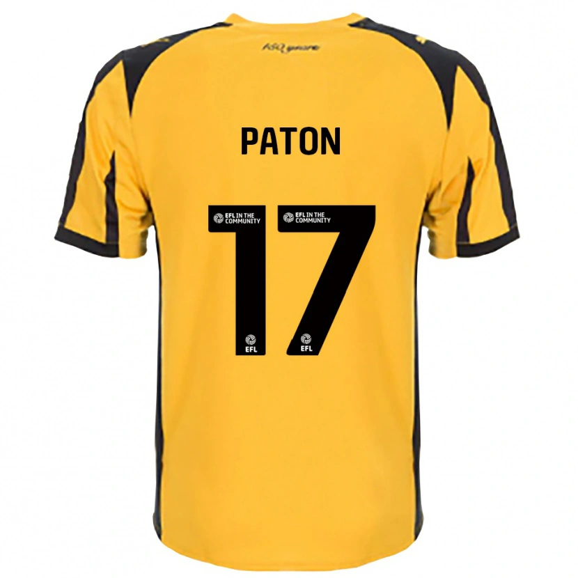 Danxen Pánské Ruari Paton #17 Oranžová Černá Daleko Hráčské Dresy 2025/26 Dres