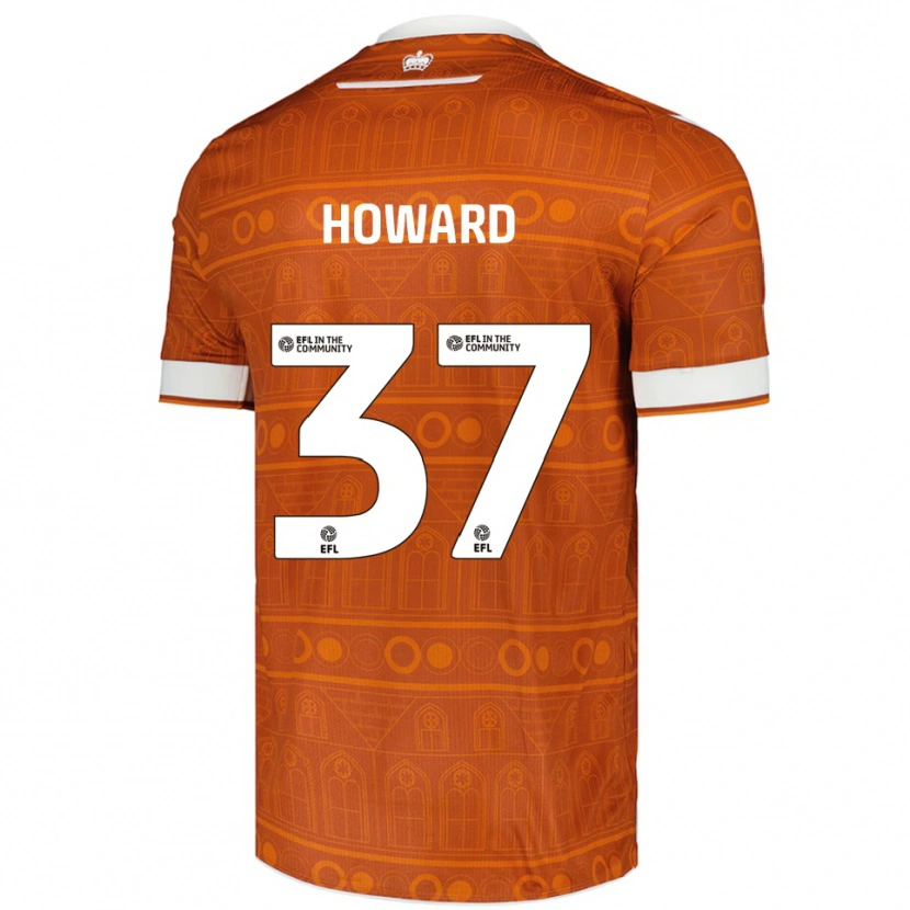 Danxen Pánské Luke Howard #37 Oranžová Bílá Daleko Hráčské Dresy 2025/26 Dres