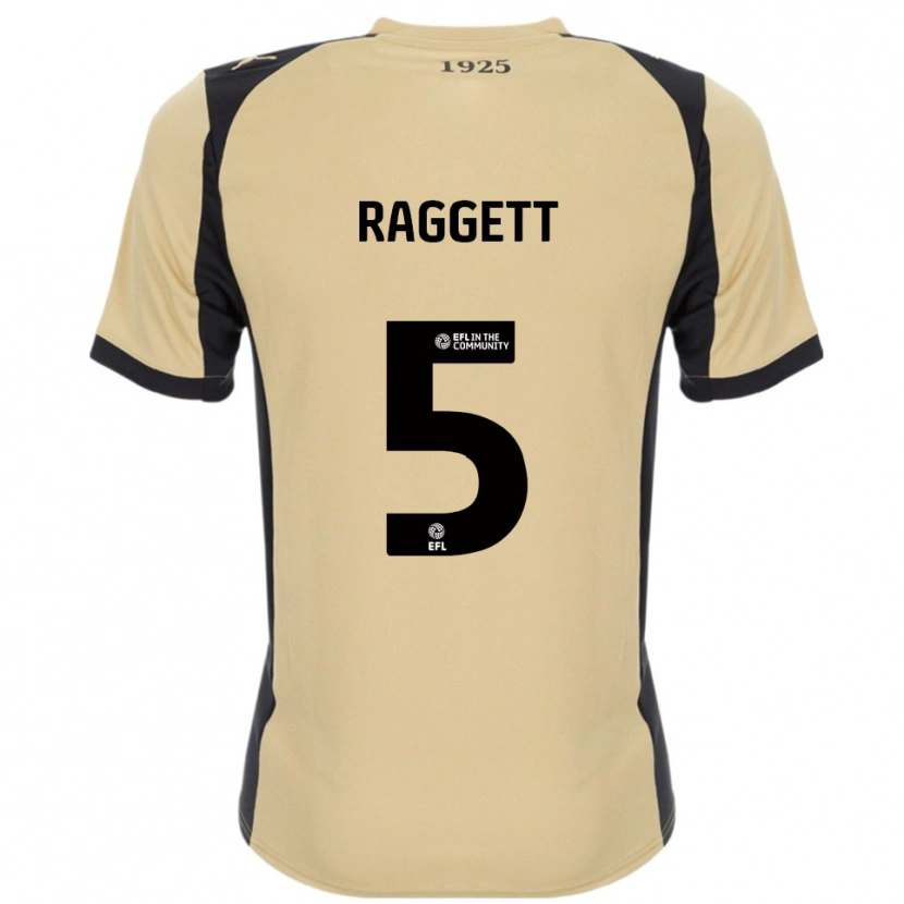 Danxen Pánské Sean Raggett #5 Zlatá Černá Daleko Hráčské Dresy 2025/26 Dres