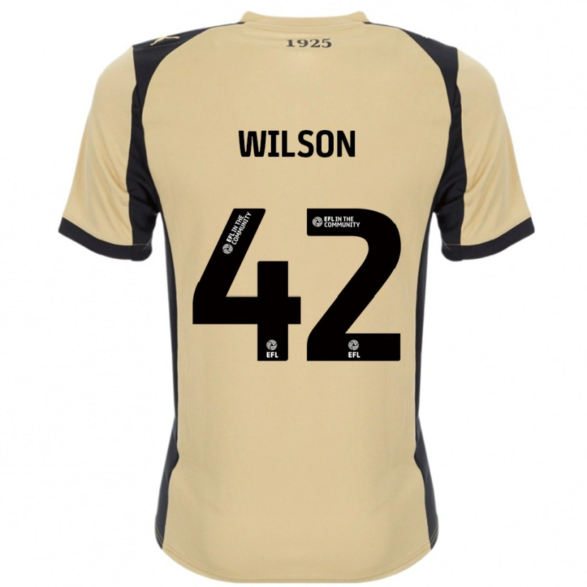 Danxen Pánské Reece Wilson #42 Zlatá Černá Daleko Hráčské Dresy 2025/26 Dres