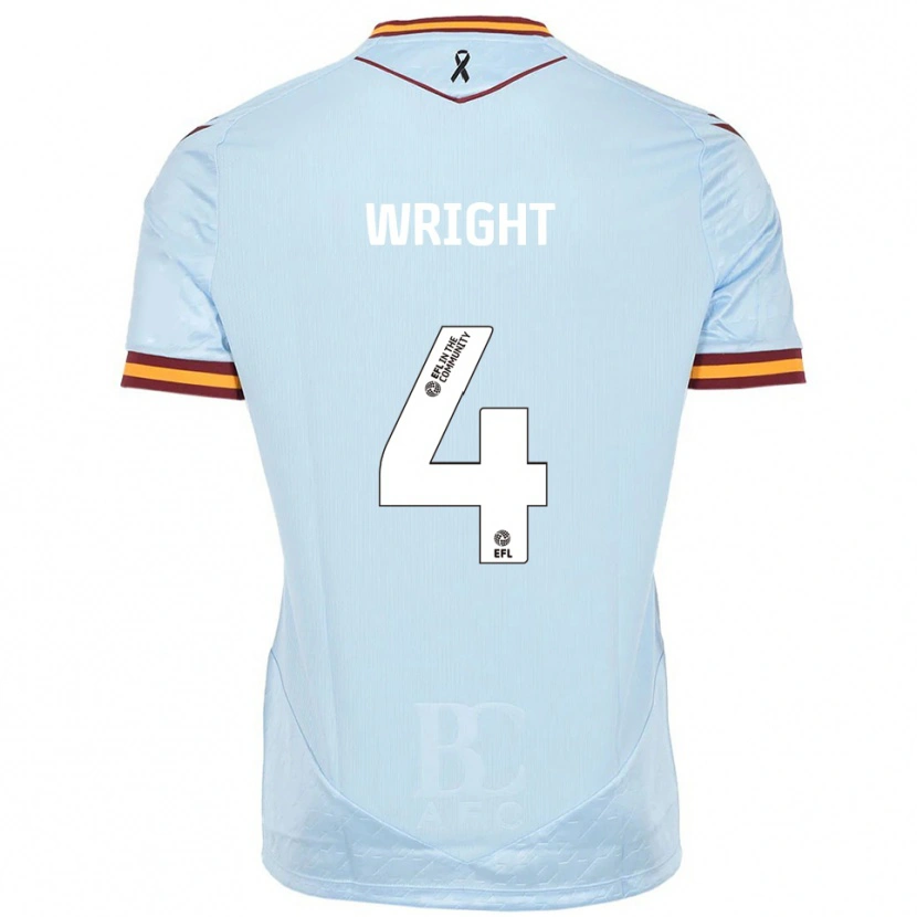Danxen Pánské Joe Wright #4 Nebesky Modrá Daleko Hráčské Dresy 2025/26 Dres