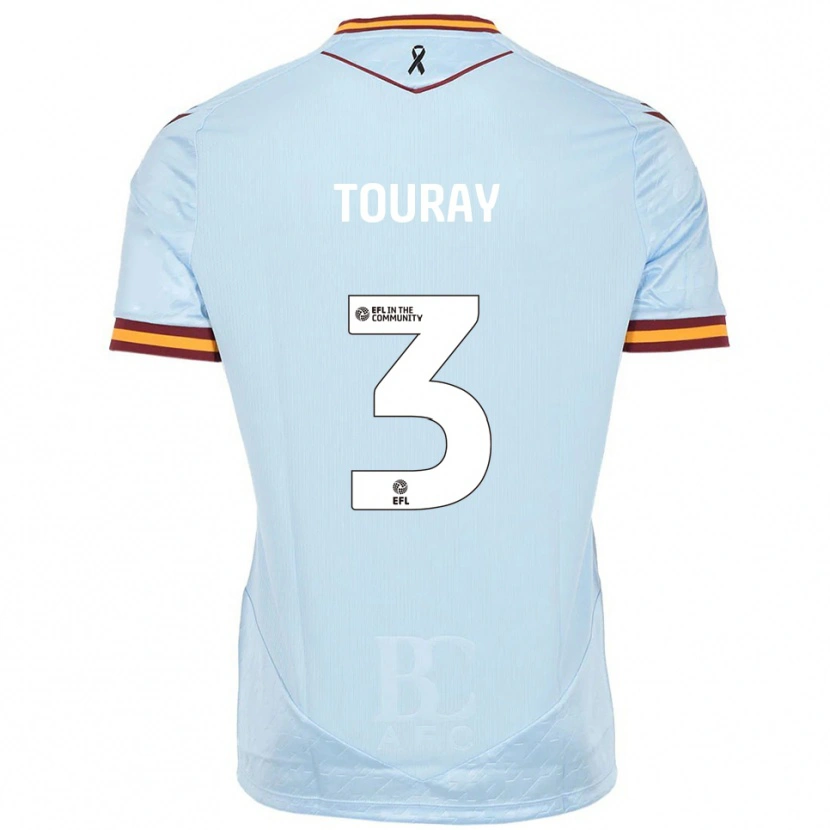 Danxen Pánské Ibou Touray #3 Nebesky Modrá Daleko Hráčské Dresy 2025/26 Dres
