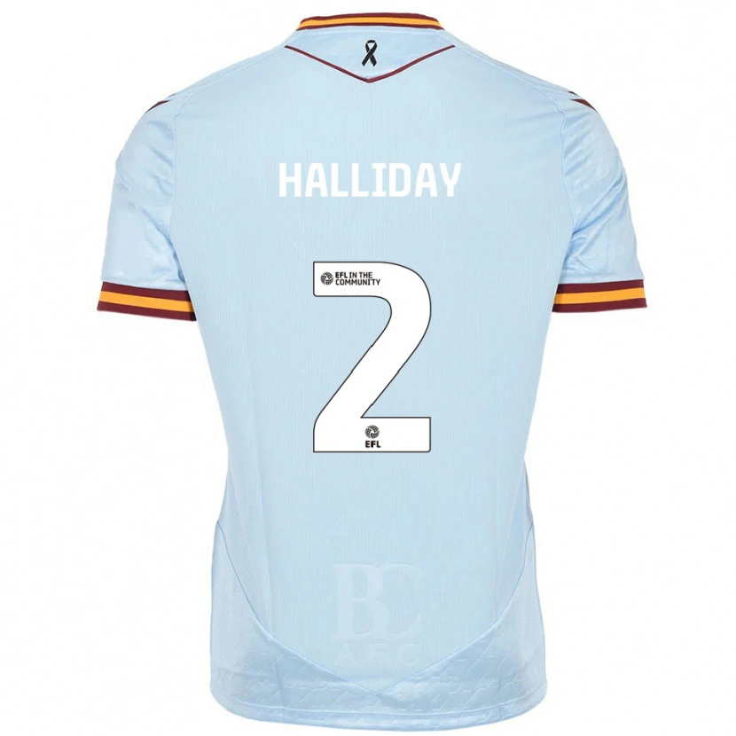 Danxen Pánské Brad Halliday #2 Nebesky Modrá Daleko Hráčské Dresy 2025/26 Dres