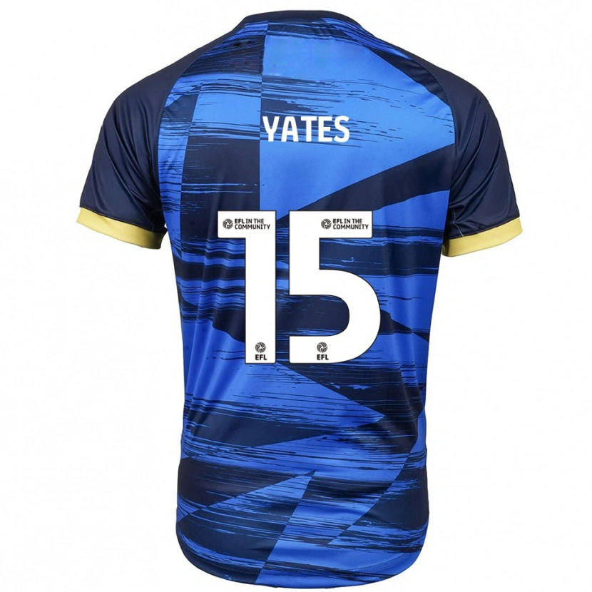 Danxen Pánské Katie Yates #15 Modrá Námořnická Daleko Hráčské Dresy 2025/26 Dres
