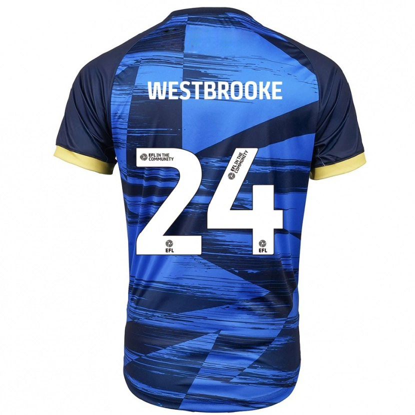 Danxen Pánské Zain Westbrooke #24 Modrá Námořnická Daleko Hráčské Dresy 2025/26 Dres