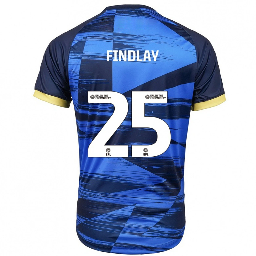 Danxen Pánské Holly Findlay #25 Modrá Námořnická Daleko Hráčské Dresy 2025/26 Dres