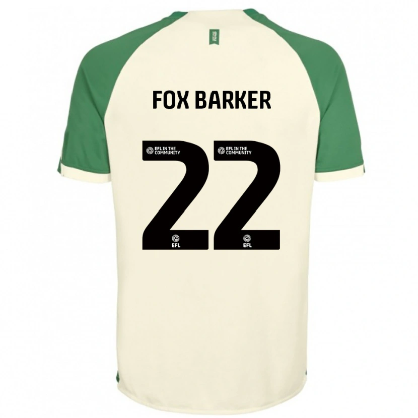 Danxen Pánské Mistie Fox-Barker #22 Špinavě Bílá Zelená Daleko Hráčské Dresy 2025/26 Dres