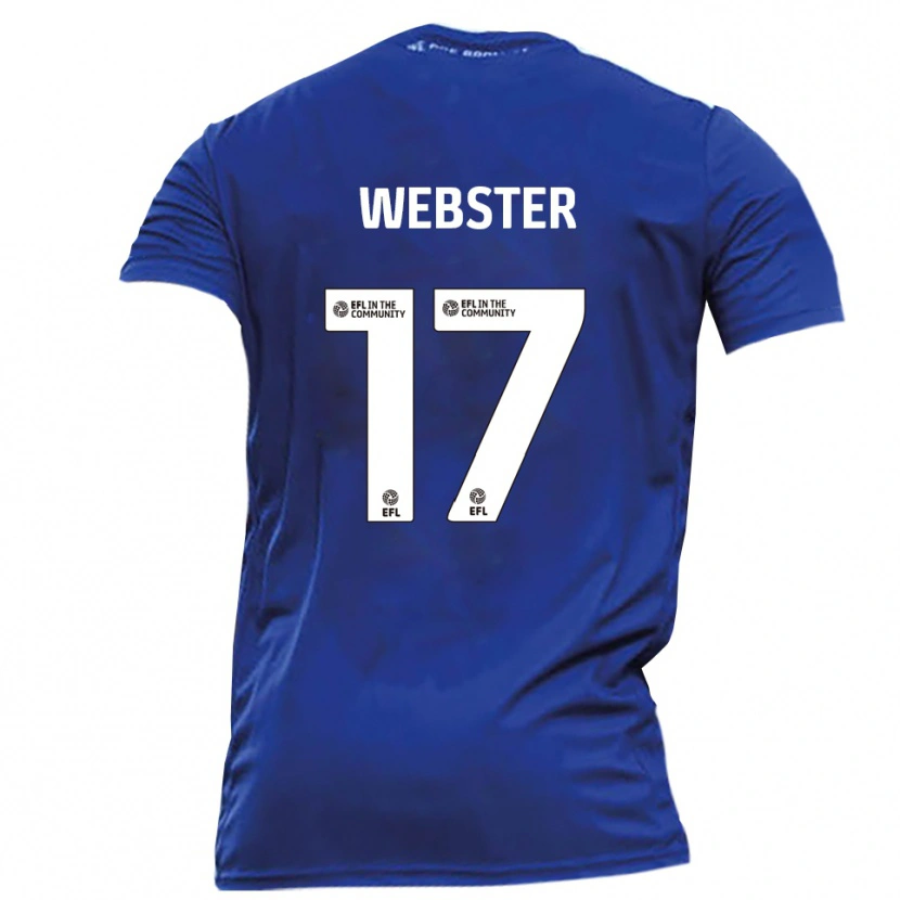 Danxen Pánské Byron Webster #17 Modrá Bílá Daleko Hráčské Dresy 2025/26 Dres