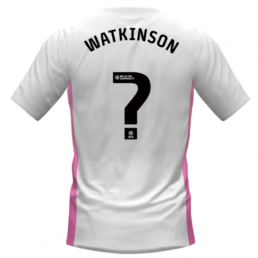 Danxen Pánské Maddie Watkinson #0 Bílá Červená Daleko Hráčské Dresy 2025/26 Dres