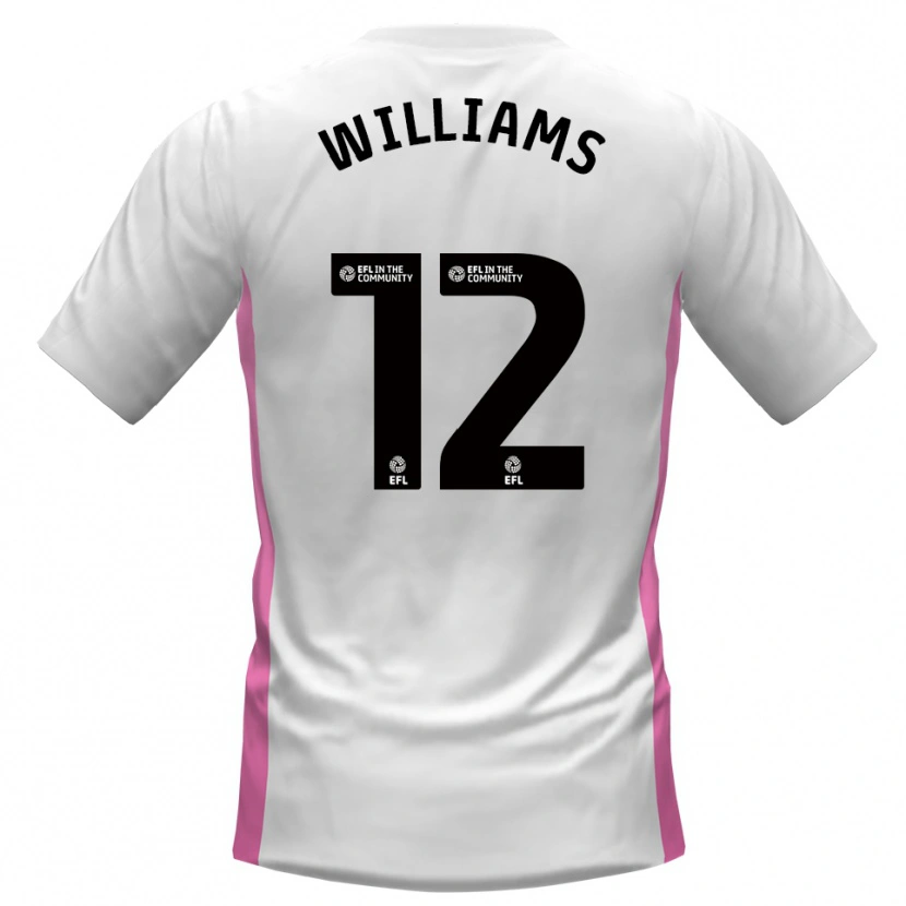 Danxen Pánské Tyrone Williams #12 Bílá Červená Daleko Hráčské Dresy 2025/26 Dres