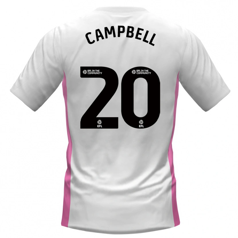 Danxen Pánské Vontae Daley-Campbell #20 Bílá Červená Daleko Hráčské Dresy 2025/26 Dres