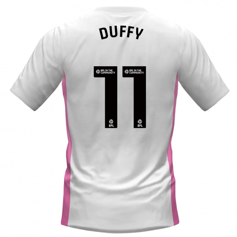 Danxen Pánské Dylan Duffy #11 Bílá Červená Daleko Hráčské Dresy 2025/26 Dres