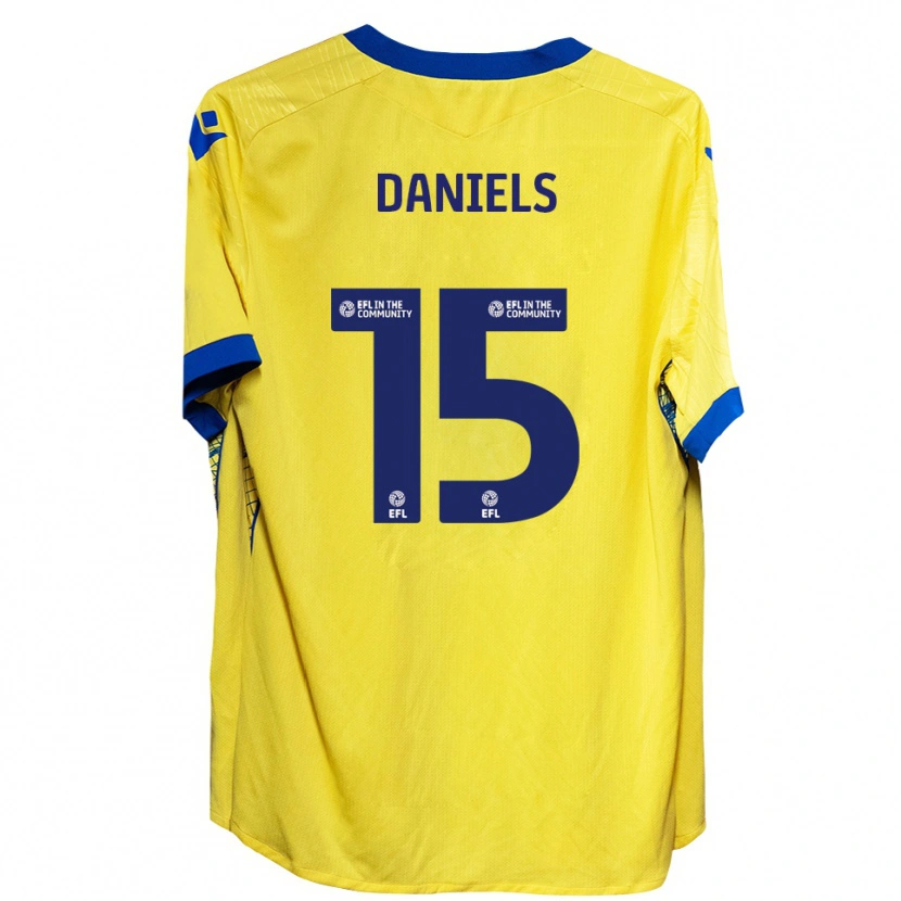 Danxen Pánské Learna Daniels #15 Žlutá Modrá Daleko Hráčské Dresy 2025/26 Dres