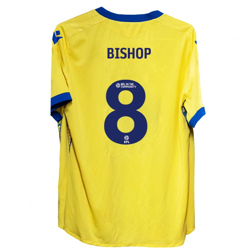 Danxen Pánské Teddy Bishop #8 Žlutá Modrá Daleko Hráčské Dresy 2025/26 Dres