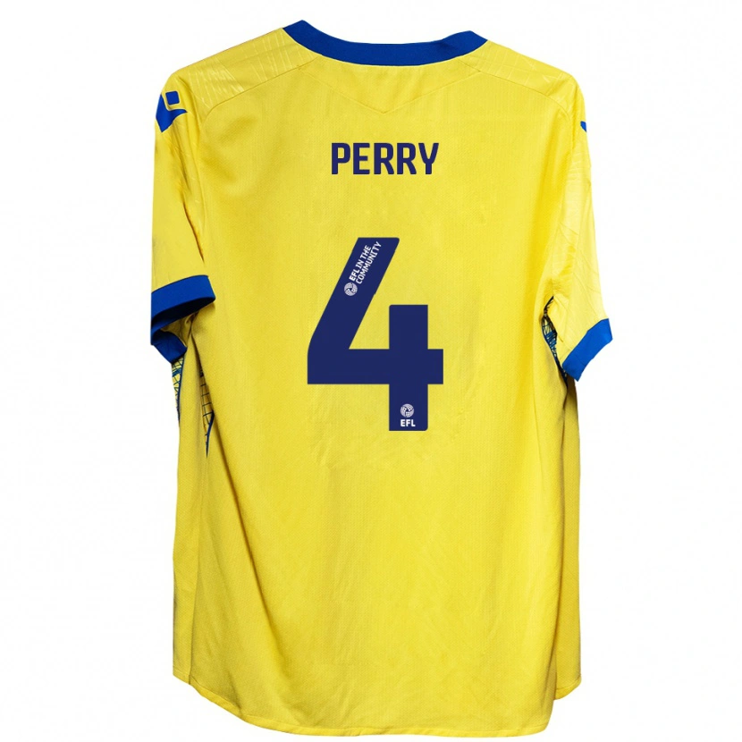 Danxen Pánské Ben Perry #4 Žlutá Modrá Daleko Hráčské Dresy 2025/26 Dres